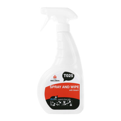 Selden T025 Spray & Wipe with Bleach – 750ml Trigger Spray