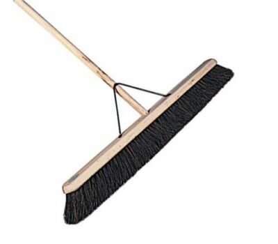 36" Stiff Platform Broom With Metal Stay & 55" Wooden Handle
