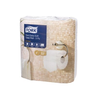 Tork 100170 Extra Soft  3-Ply Premium Toilet Rolls – Case of 40