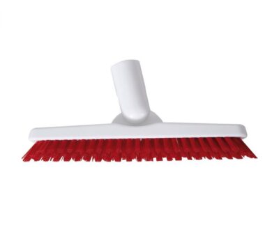Washable 23cm Stiff Grout Brush Head Only - Red