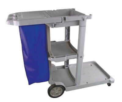 Eco Jolly Trolley Mobile Cleaners Cart Complete With 60 Litre Vinyl Bag