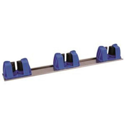 Wall Mounted 3-Pole Holder – Blue
