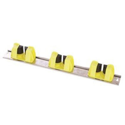 Wall Mounted 3-Pole Holder – Yellow