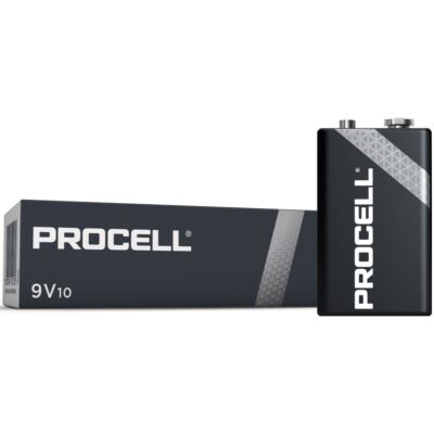Duracell 9V PP3 PROCELL Alkaline Batteries - Pack of 10